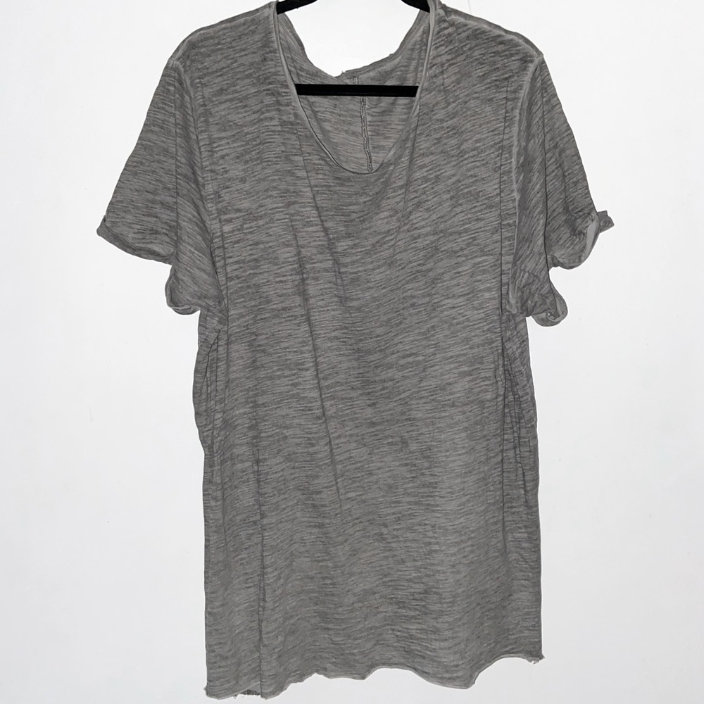Custom made oversized Box tee 1/1 raw cut cotton L final sale ❗️don’t 💤​​​​​